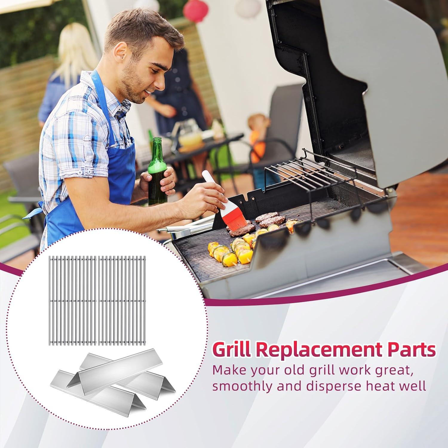 Rejillas de Parrilla Weber 7637 Acero Inoxidable 2-Pack