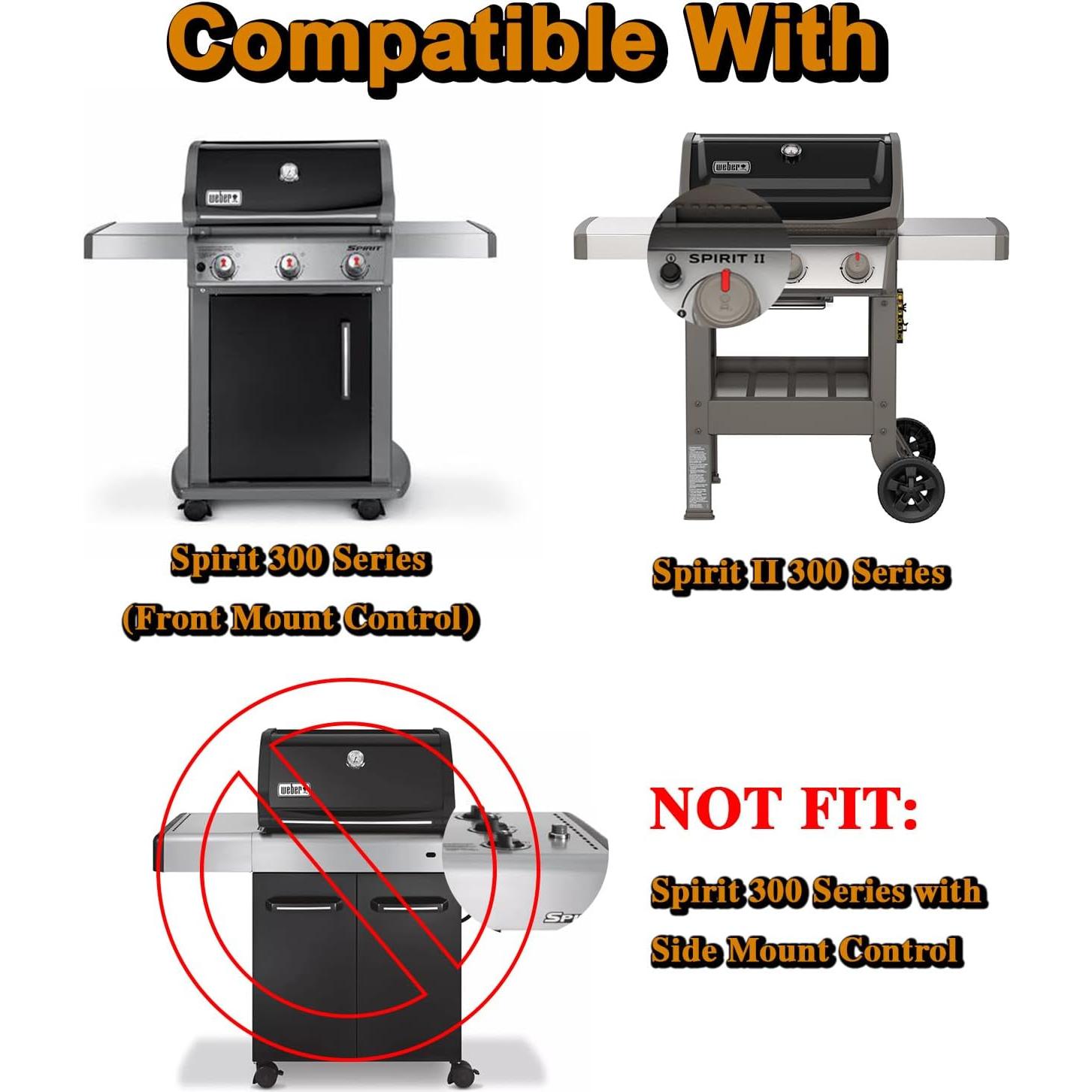 Piezas de Repuesto Weber Spirit 300 - 5 Barras Flavorizer y 4 Tubos