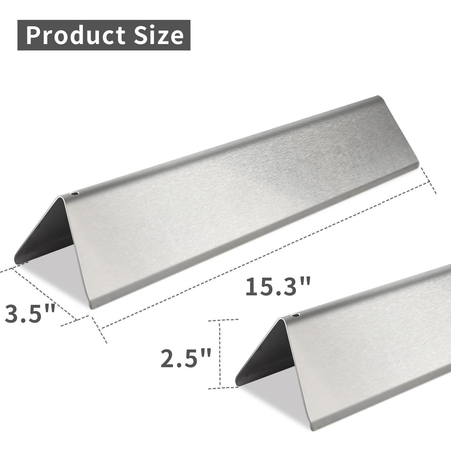 Barras de Sabor Weber 7635 Acero Inoxidable 38.9 cm Plata