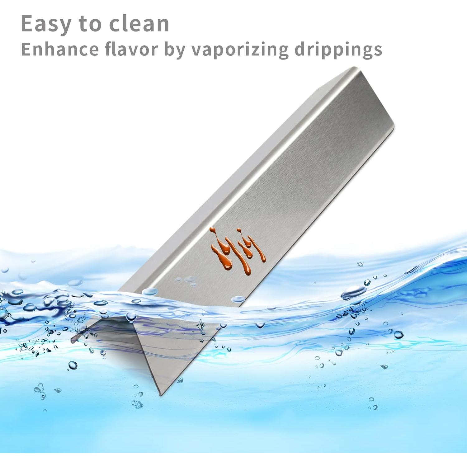 Barras de Sabor Weber 7635 Acero Inoxidable 38.9 cm Plata