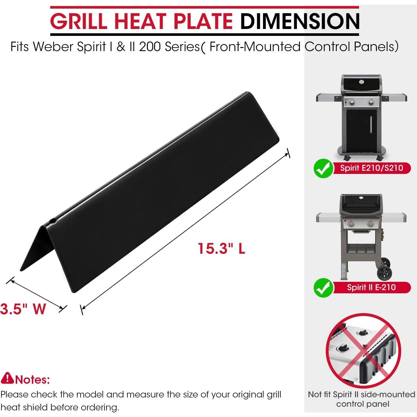 Barras Saborizadoras Unicook 7635 para Parrillas Weber 3 Pzas