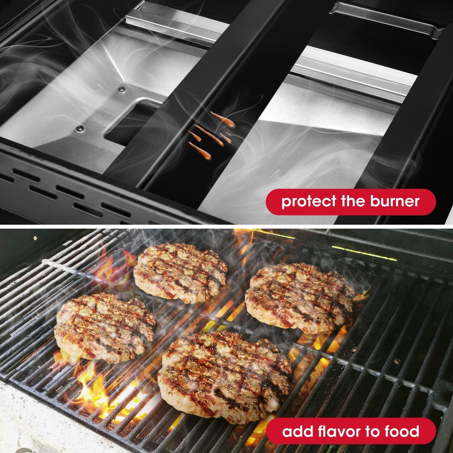 Barras Saborizadoras Unicook 7635 para Parrillas Weber 3 Pzas