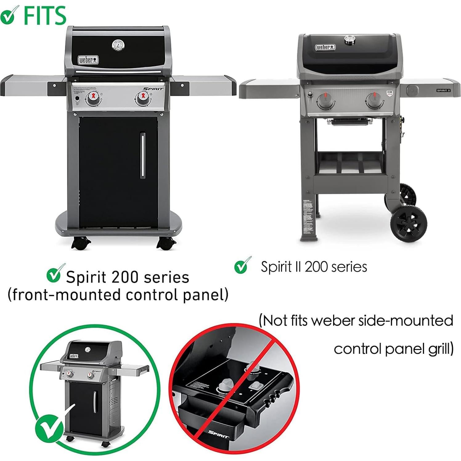 Piezas de Repuesto Parrilla Charbrofire Spirit 200 Series