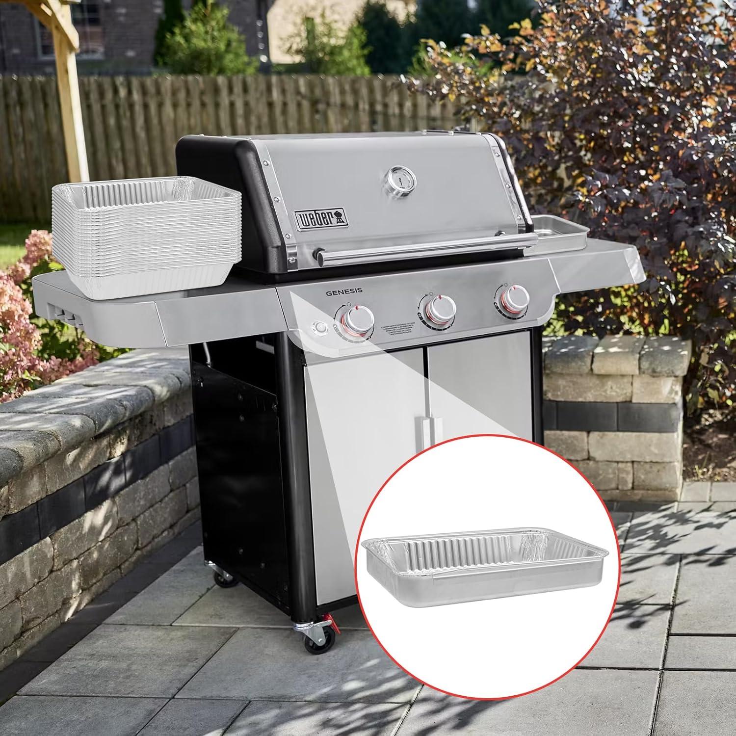 Kit Bandeja de Grasa DcYourHome para Parrillas Weber Spirit y Genesis