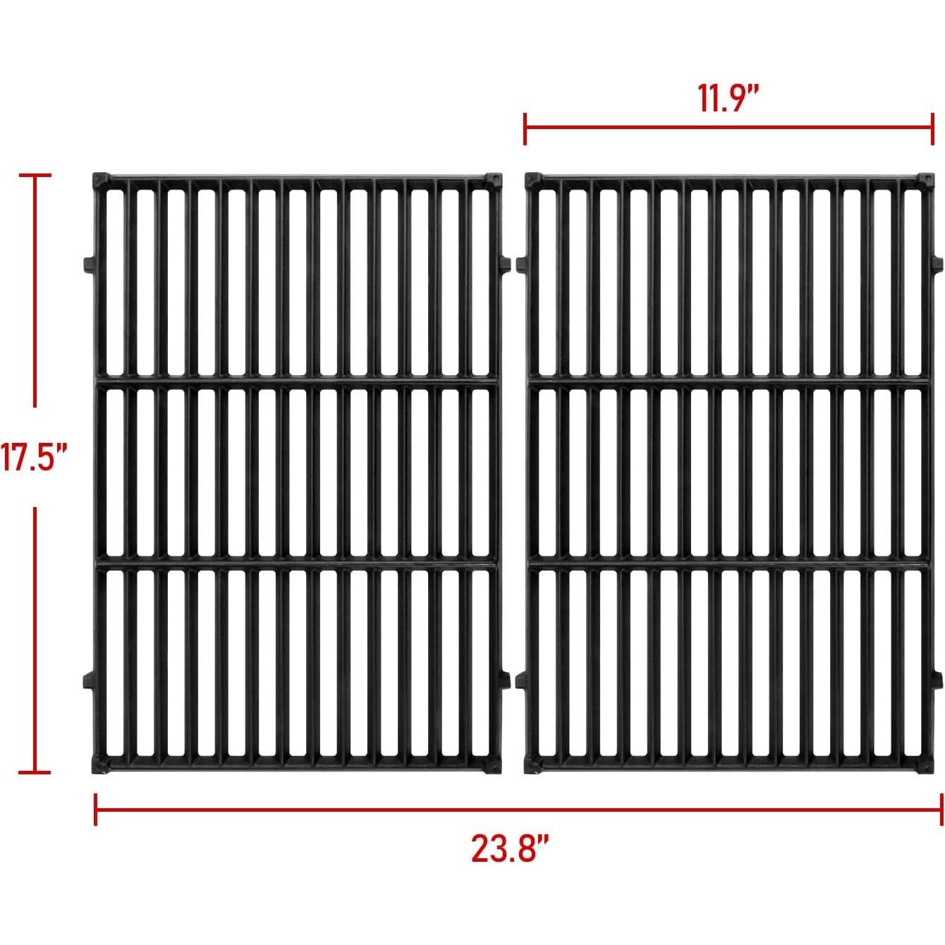 Rejillas de Parrilla GGC 7638/7639 para Weber Spirit 300, 44.5 cm