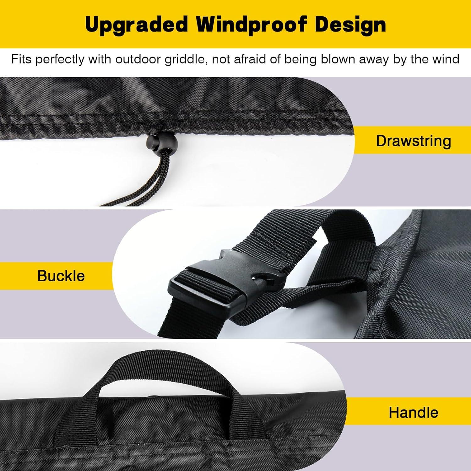 Funda para Parrilla Agustone 48x27x42cm Impermeable Negra