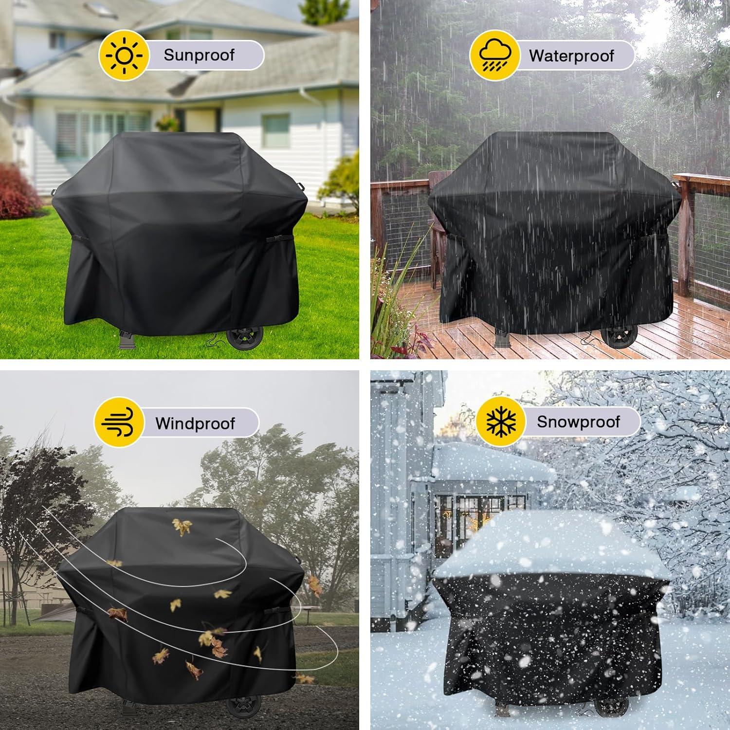 Funda para Parrilla Agustone 48x27x42cm Impermeable Negra