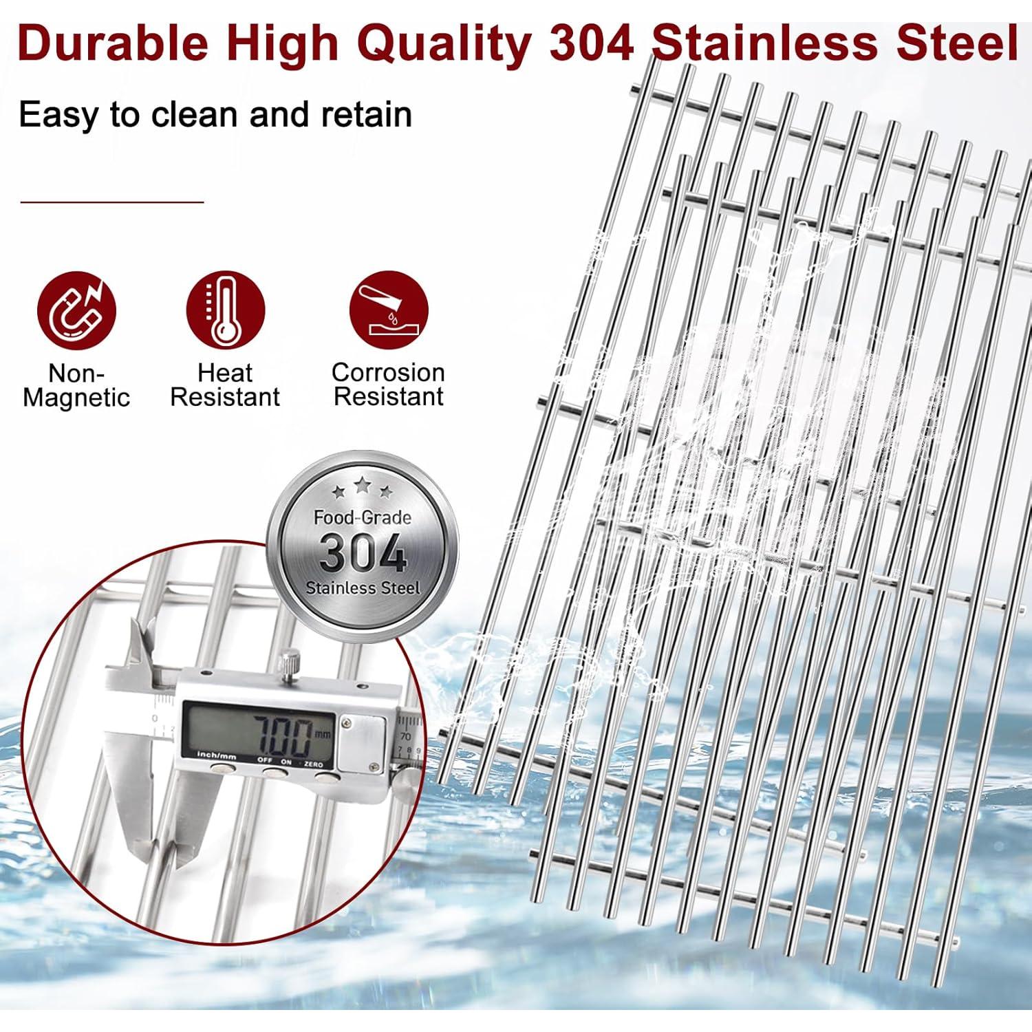 Piezas de Parrilla Weber Spirit 300 - 2 Rejillas + 5 Barras SS