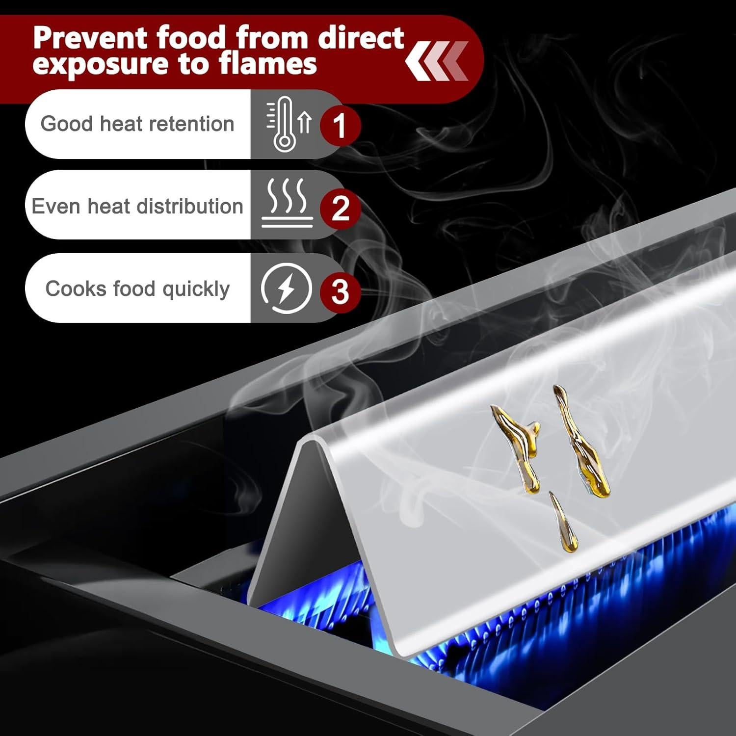 Piezas de Parrilla Weber Spirit 300 - 2 Rejillas + 5 Barras SS