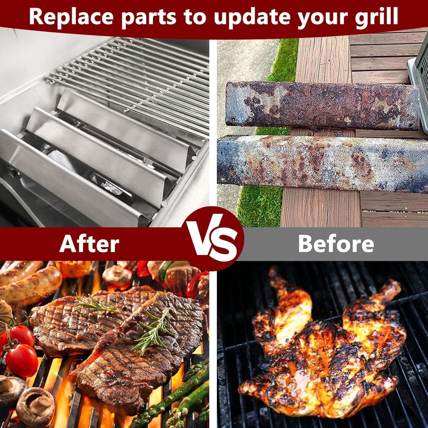 Piezas de Parrilla Weber Spirit 300 - 2 Rejillas + 5 Barras SS