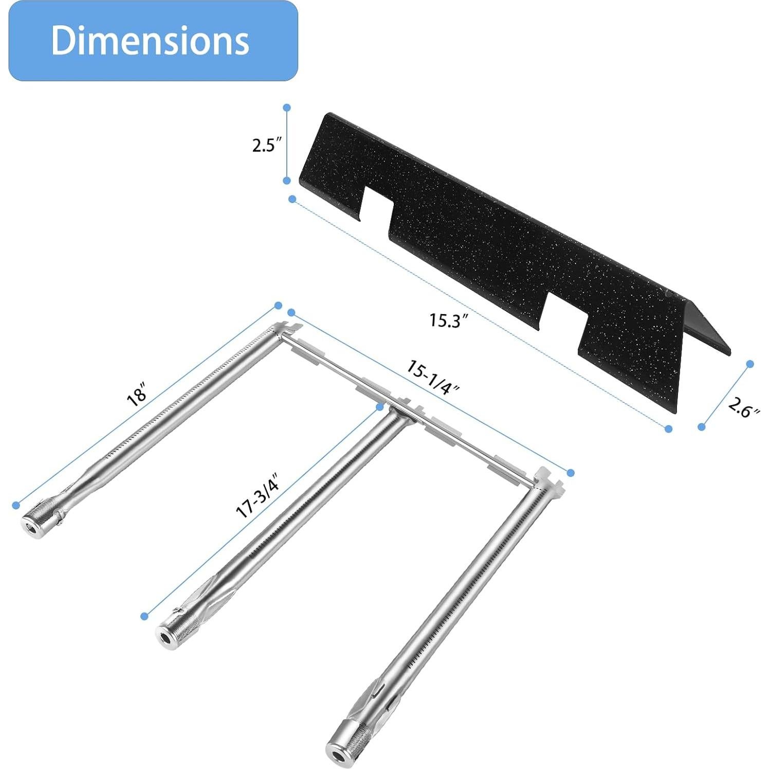 Accesorios de Parrilla Weber Spirit II 300 - Quemador 69787 y Barras 7636