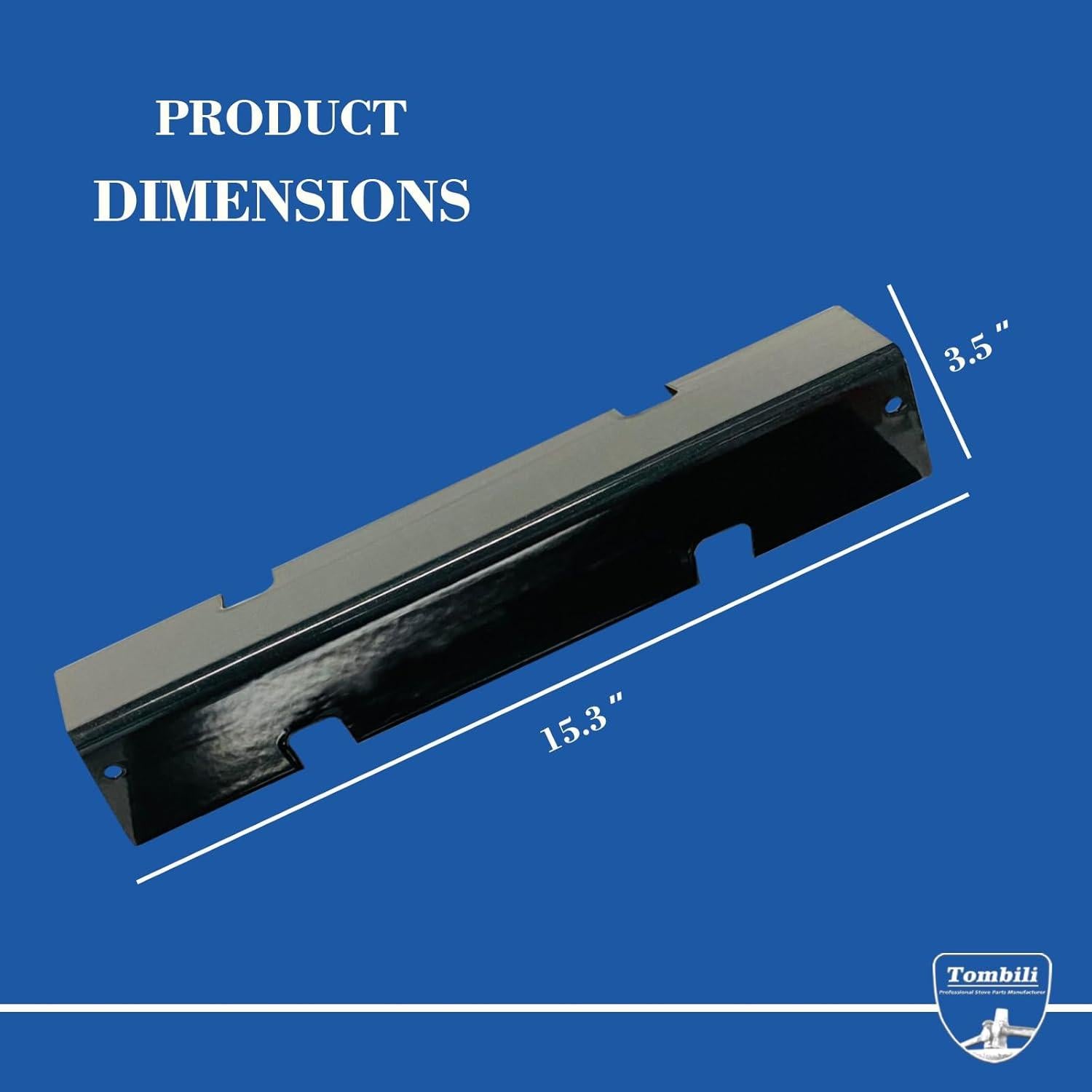 Barras Flavorizer Weber Spirit II 15.3" Acero Porcelana 3 Piezas