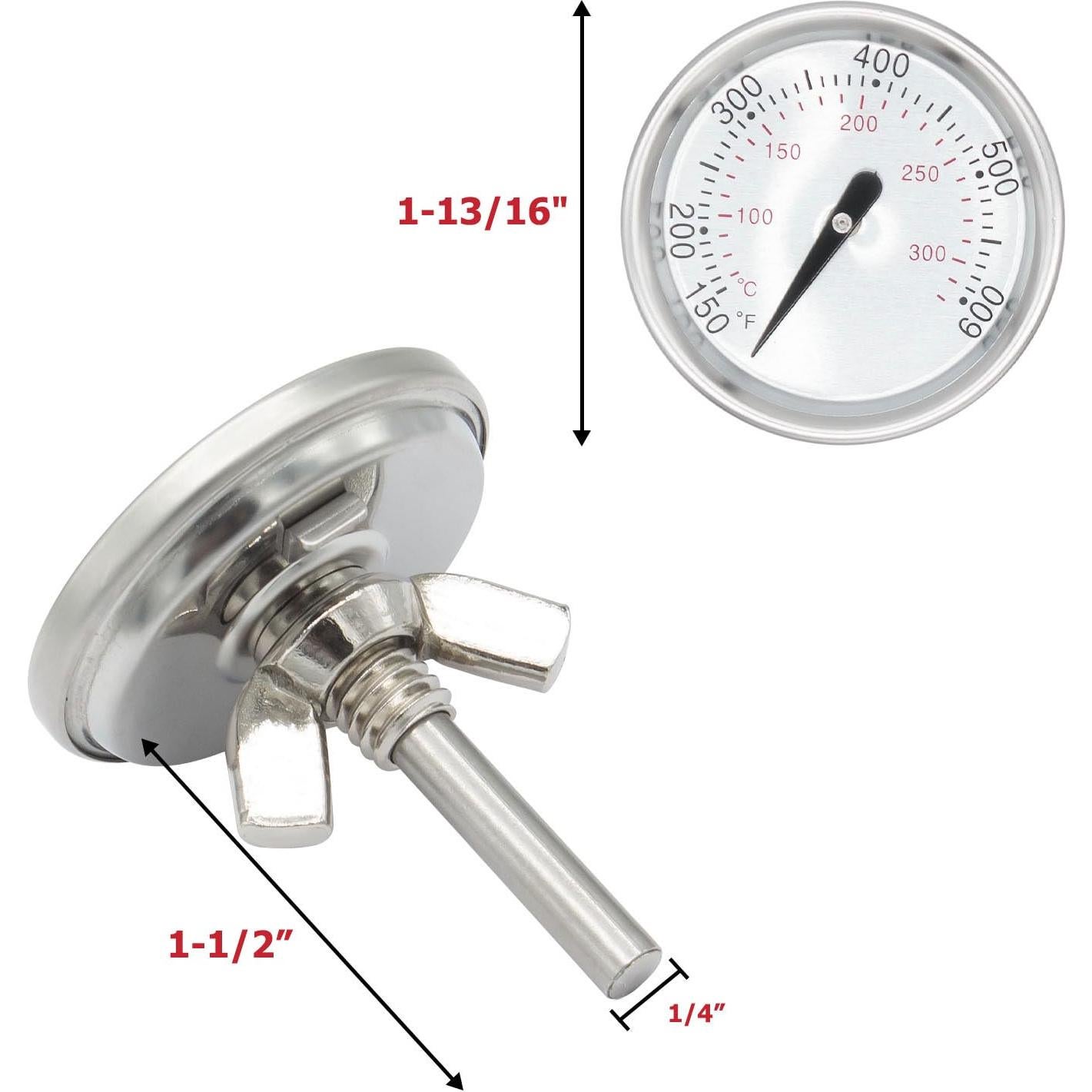 Termómetro de Parrilla GLOWYE 60540/7581 para Weber Spirit II