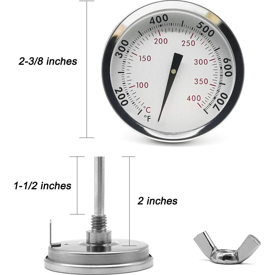 Termómetro de Parrilla Weber 67088/67731, 6.03 cm, Preciso