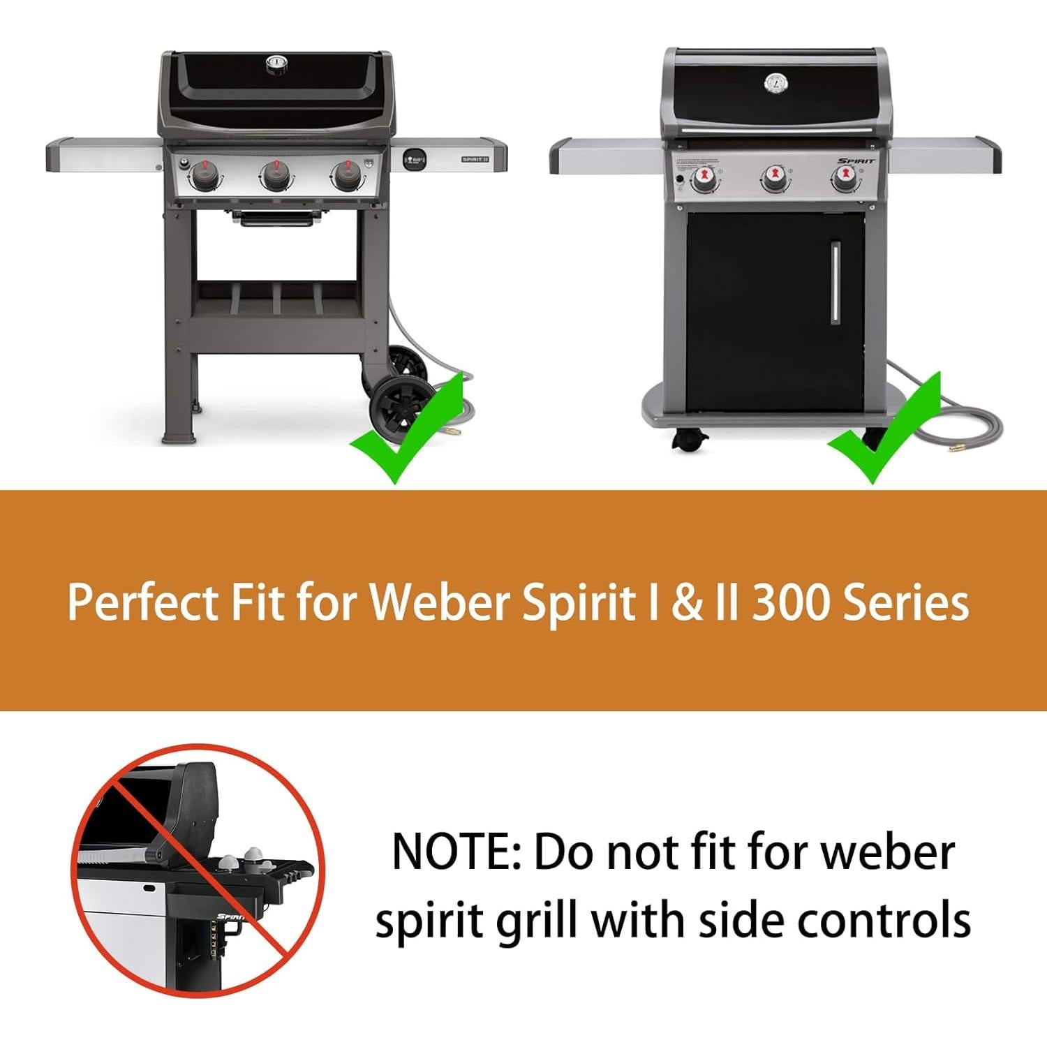 Piezas de Repuesto para Parrilla Weber Spirit II 300 - Barras Saborizadoras 7636 y Quemador 69787