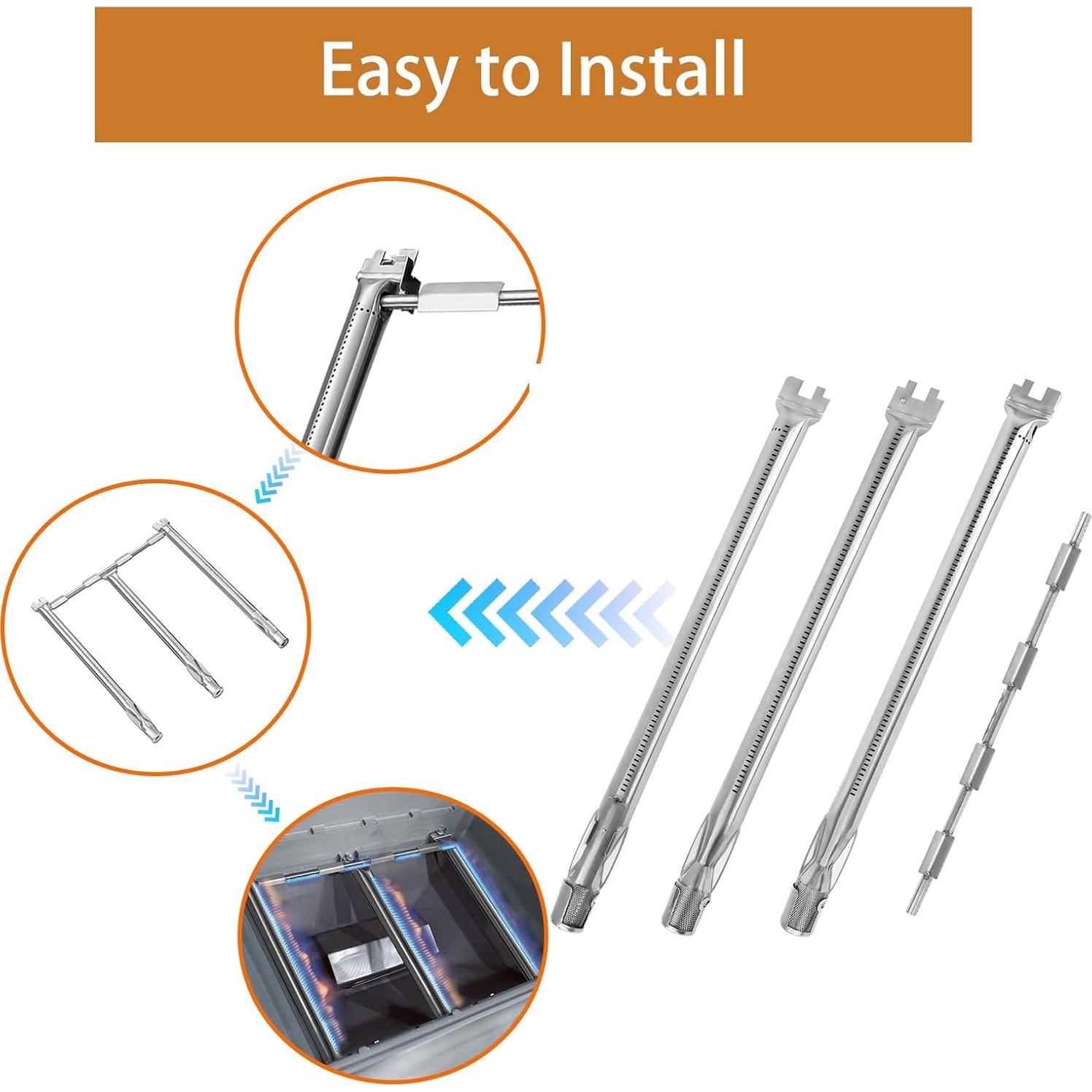 Piezas de Repuesto para Parrilla Weber Spirit II 300 - Barras Saborizadoras 7636 y Quemador 69787