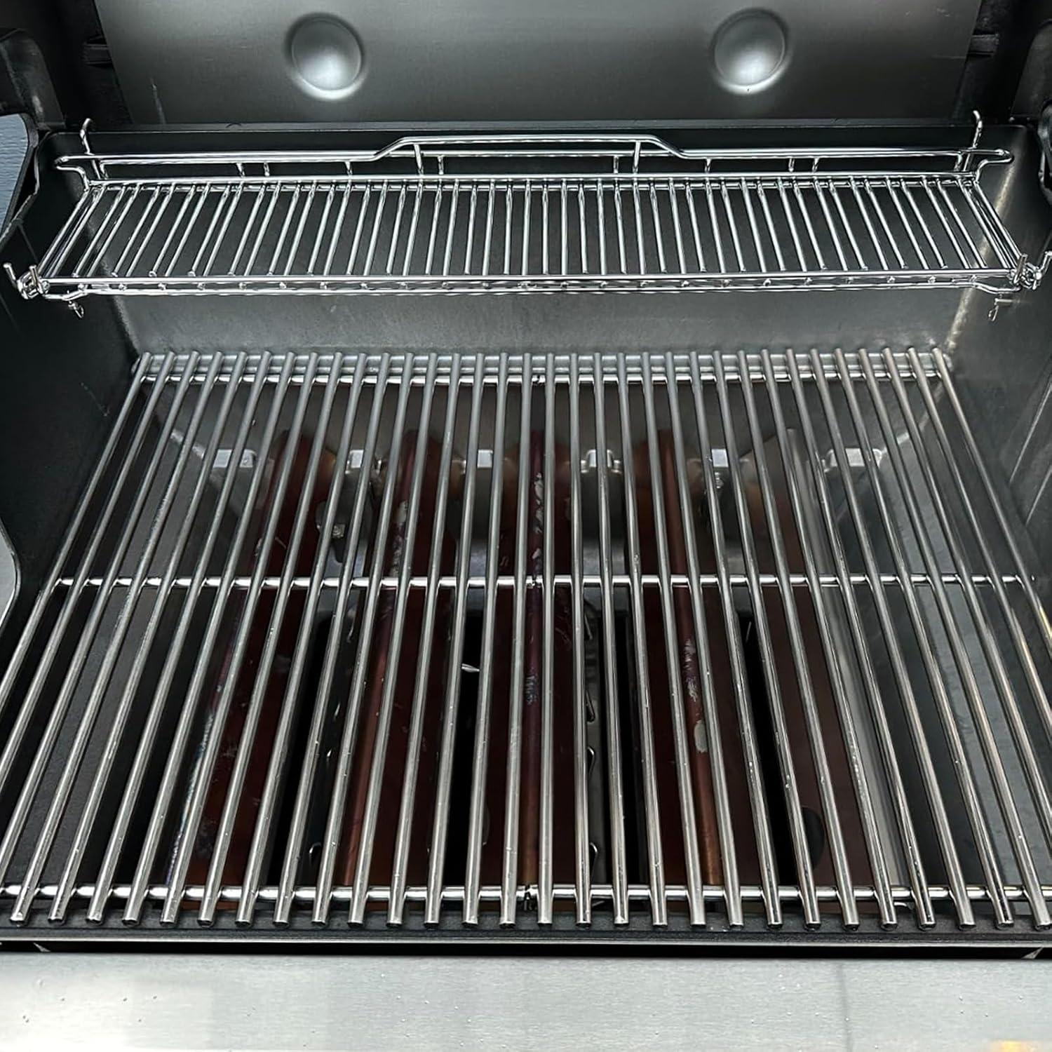 Rejillas de Parrilla Weber Spirit 300 7639 Acero Inoxidable 2-Pack