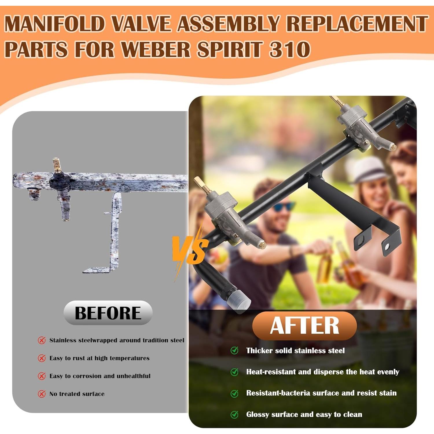 Repuestos de Válvula de Colector Weber Spirit 310/315 - Propano