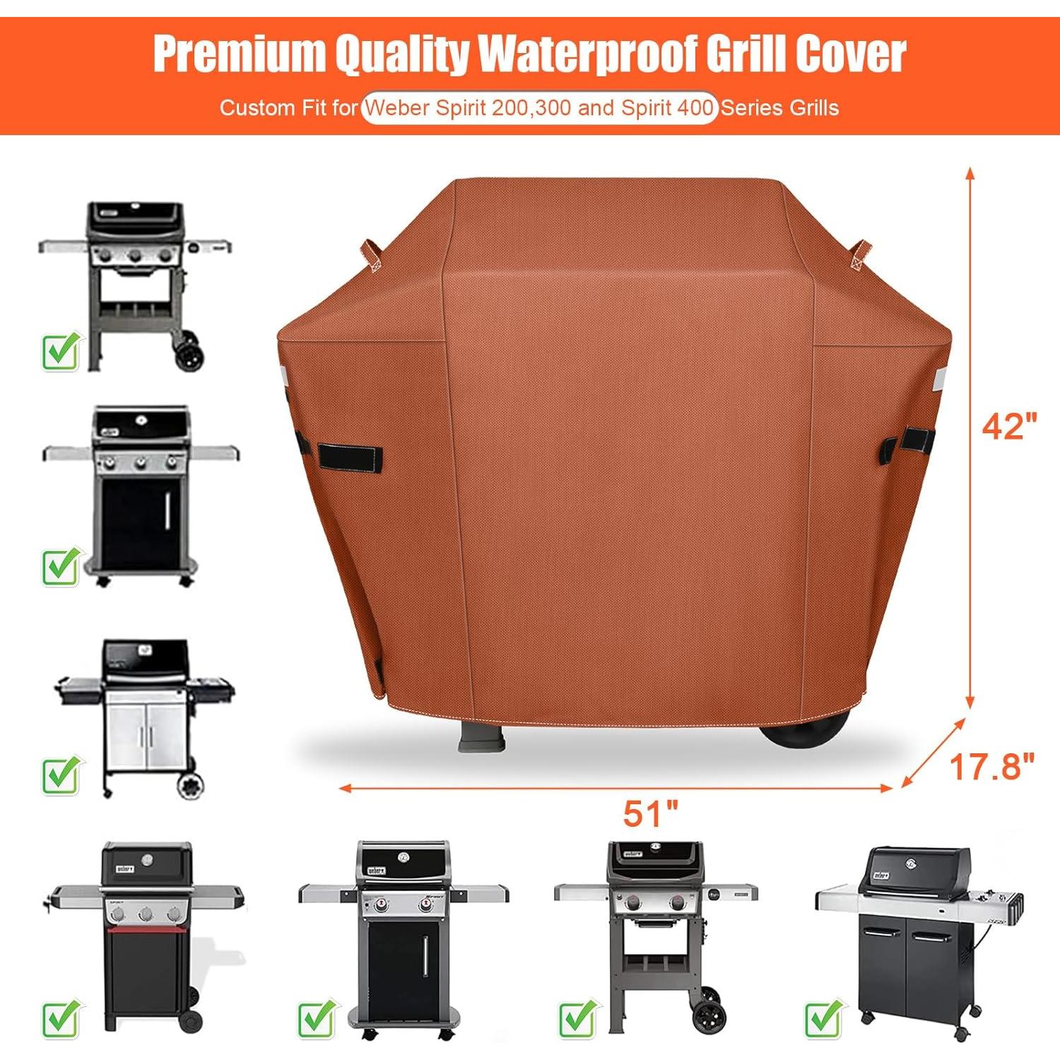 Funda para Parrilla QuliMetal 51" Impermeable y Antidecoloración