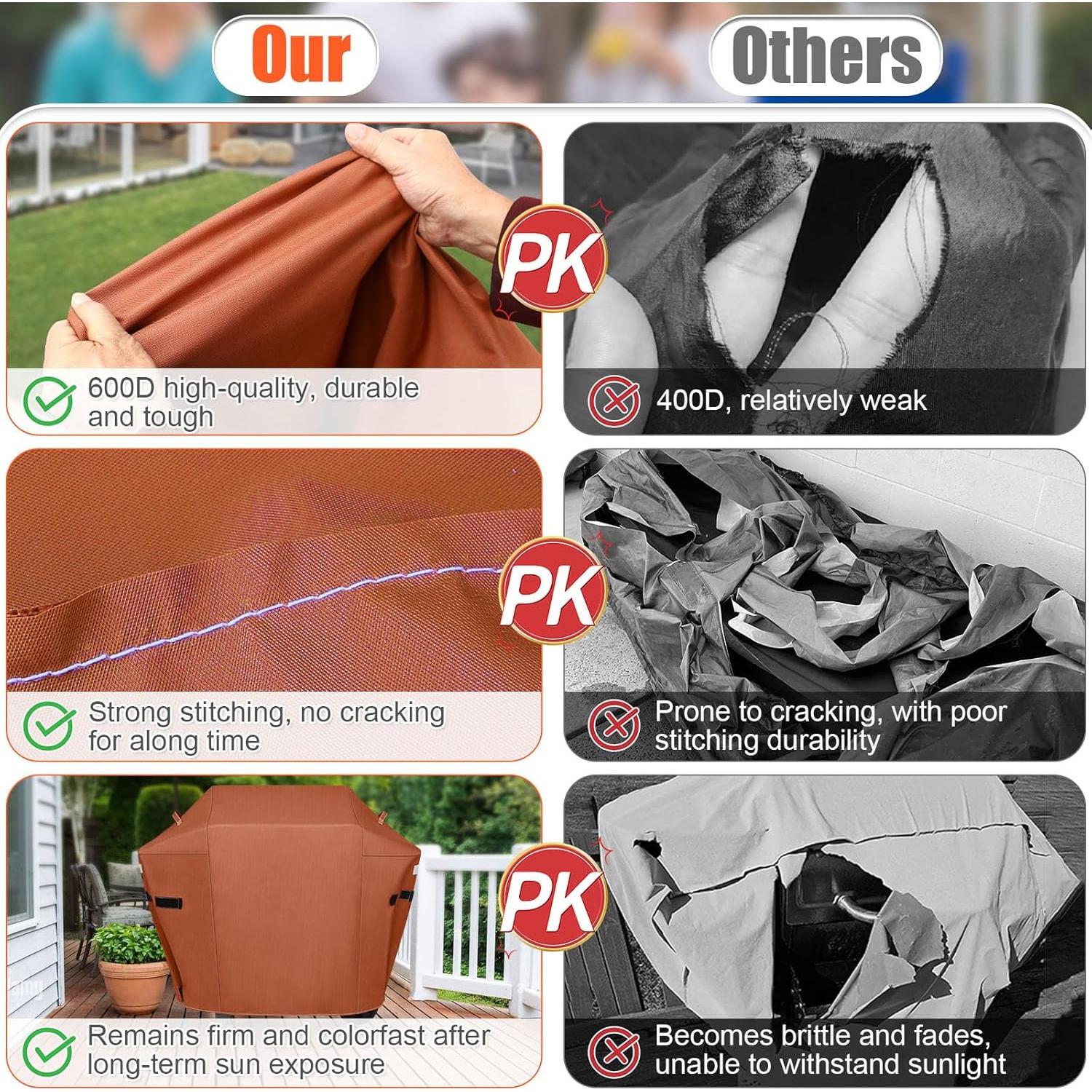 Funda para Parrilla QuliMetal 51" Impermeable y Antidecoloración