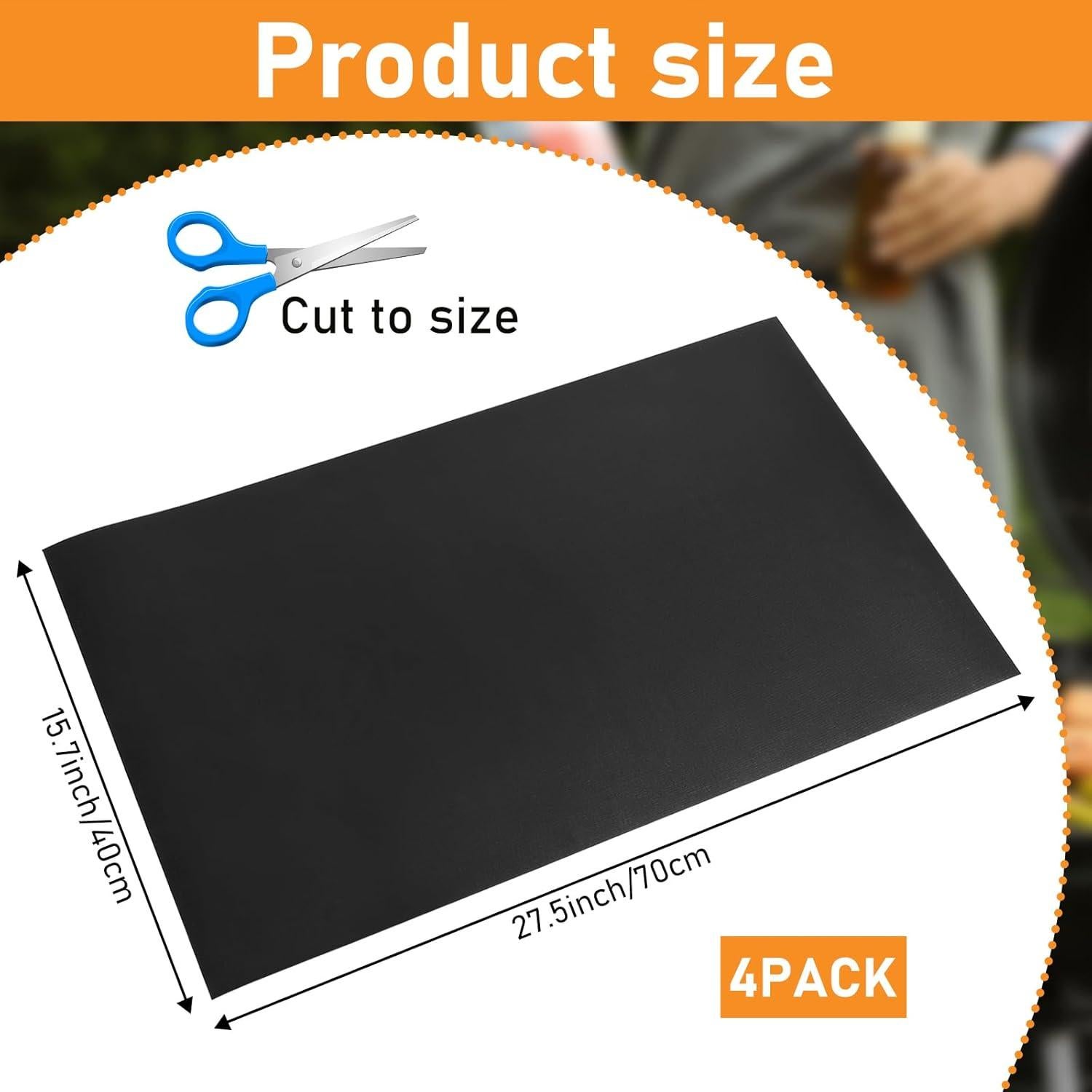 Revestimiento de Bandeja de Goteo Traeger 4 Pcs Teflón 70.5x39.1cm