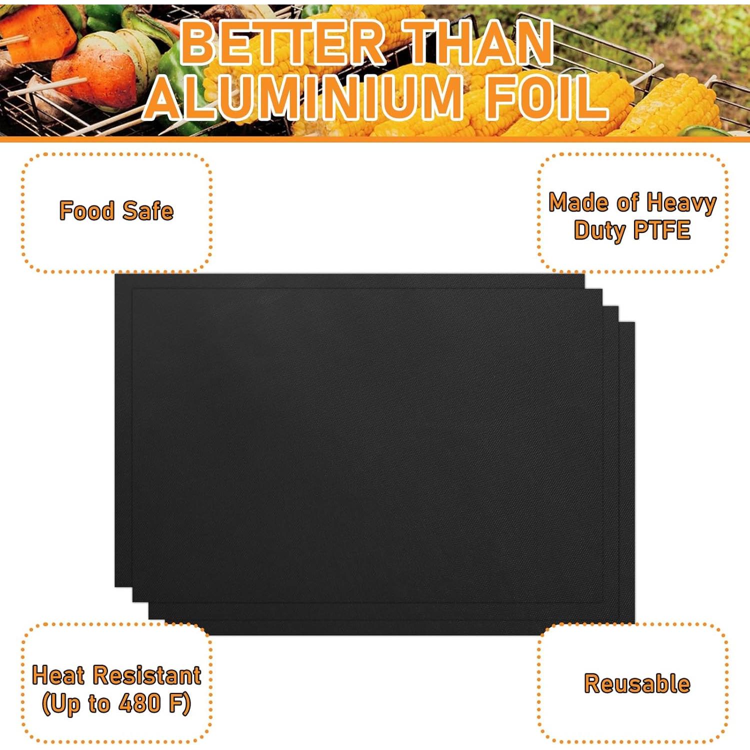 Revestimiento de Bandeja de Goteo Traeger 4 Pcs Teflón 70.5x39.1cm