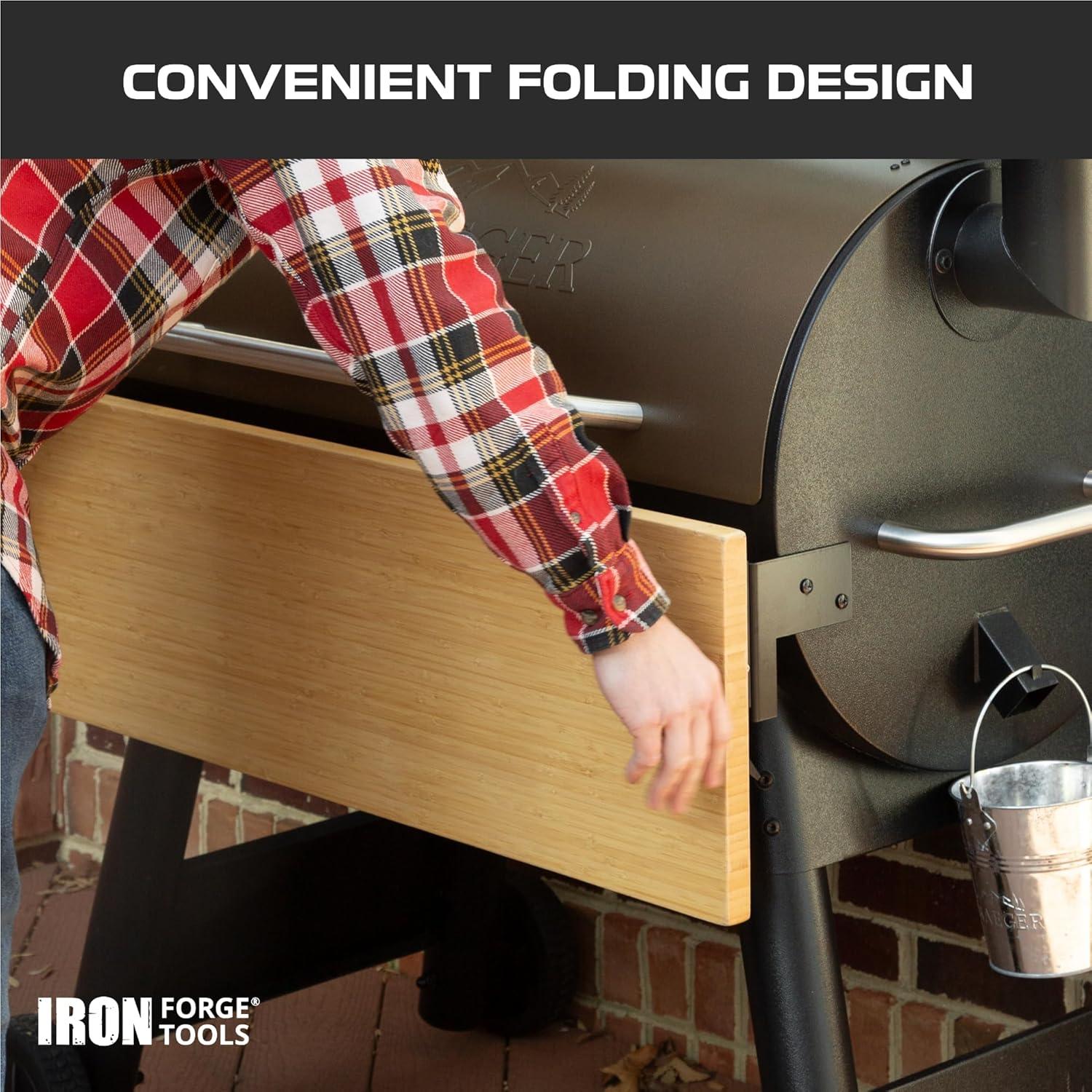 Estante Plegable de Madera 66x30.5 cm Iron Forge Tools