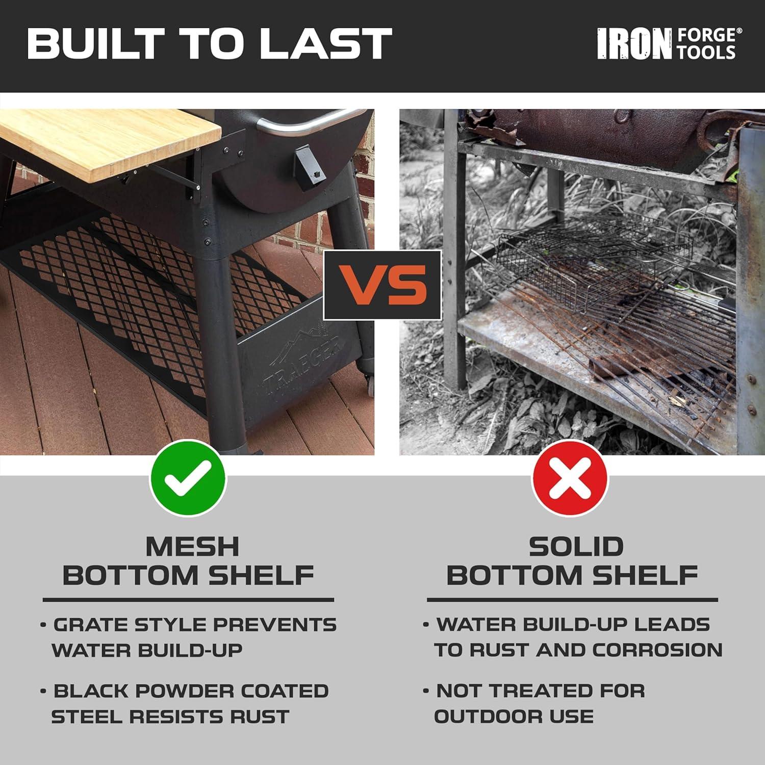 Estante de Almacenamiento Traeger Pro 22 y 575 - Acero Negro