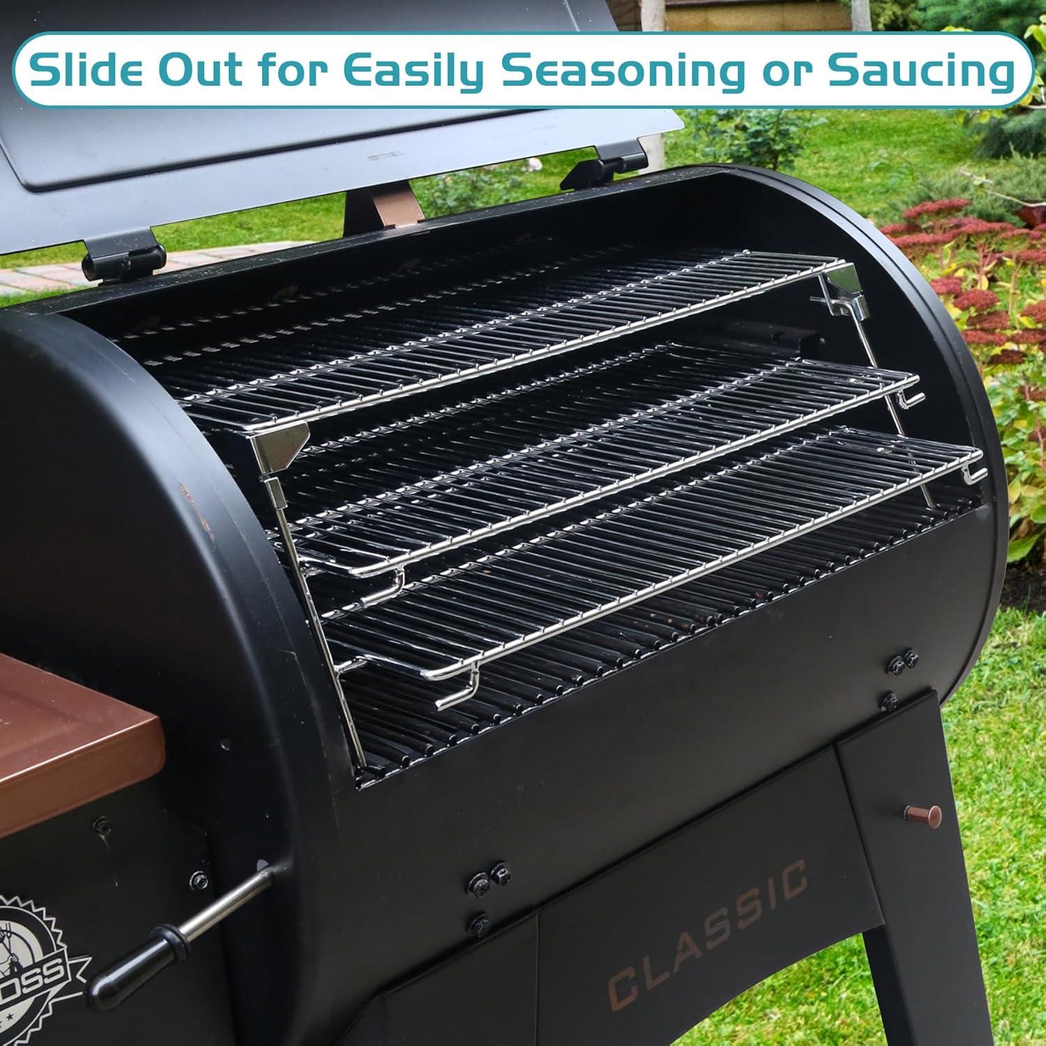 Estante de Jerky Unidanho 3 Niveles Acero Inoxidable 54.6x44.2 cm