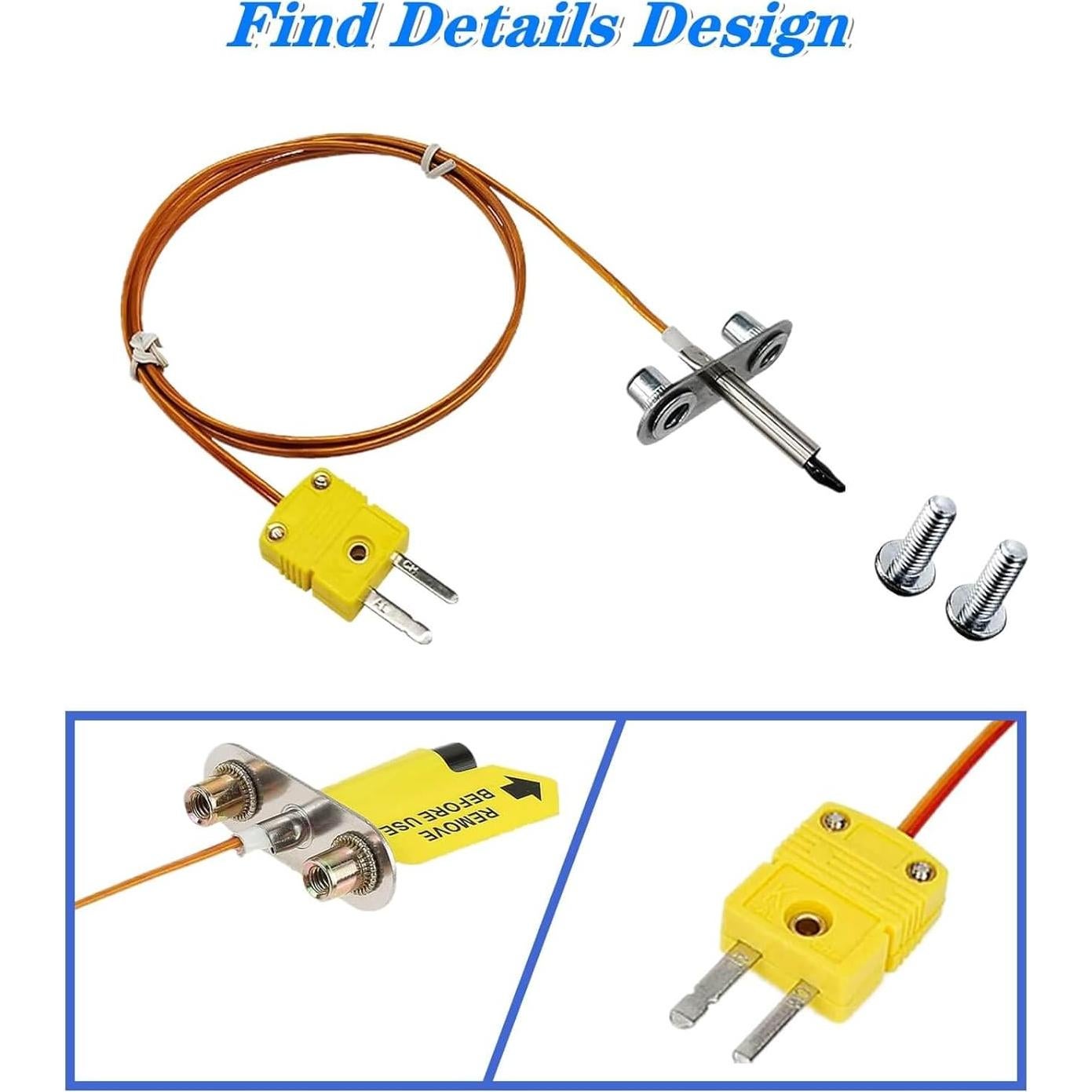 Kit de Sonda Termopar KIT0422 para Parrillas Traeger D2 Pro e Ironwood