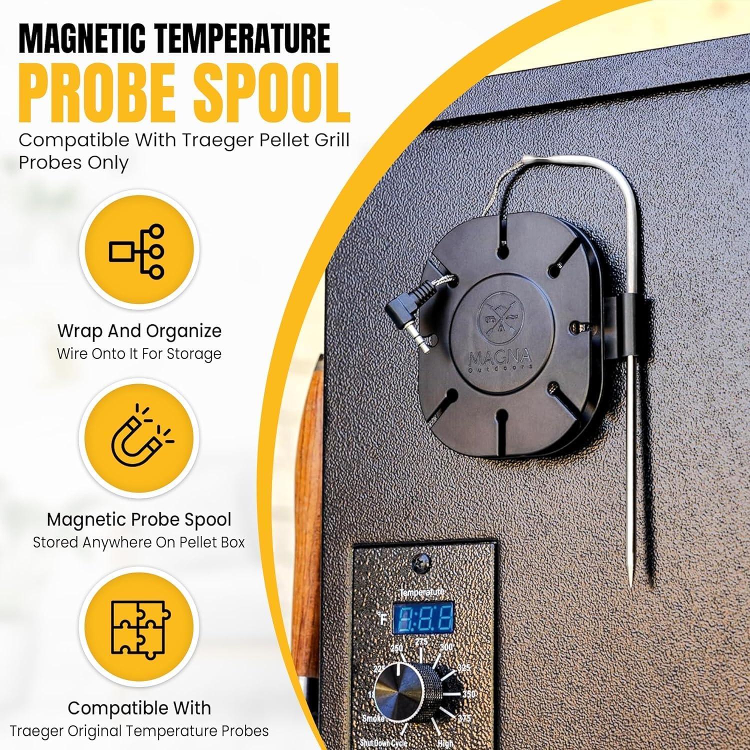 Organizador Magnético para Probes de Temperatura Traeger - Versión 2.0