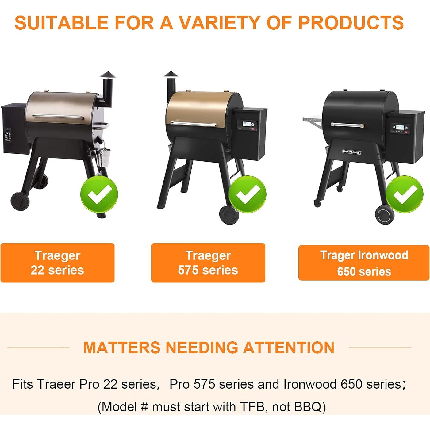 Estante Frontal Plegable Utheer para Parrillas Traeger BAC362