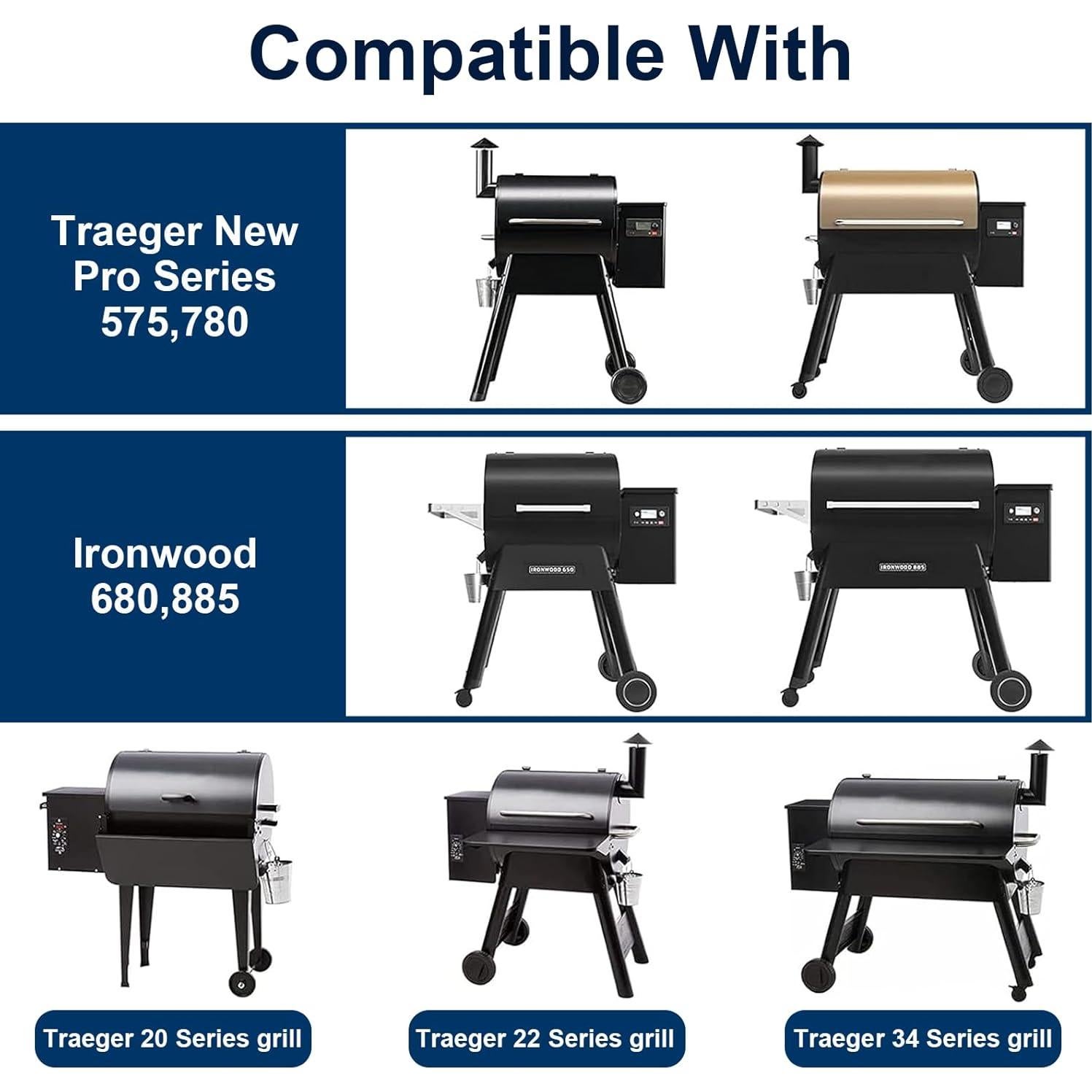 Forro de Cubo de Grasa Traeger BAC407 - Paquete de 15 Unidades