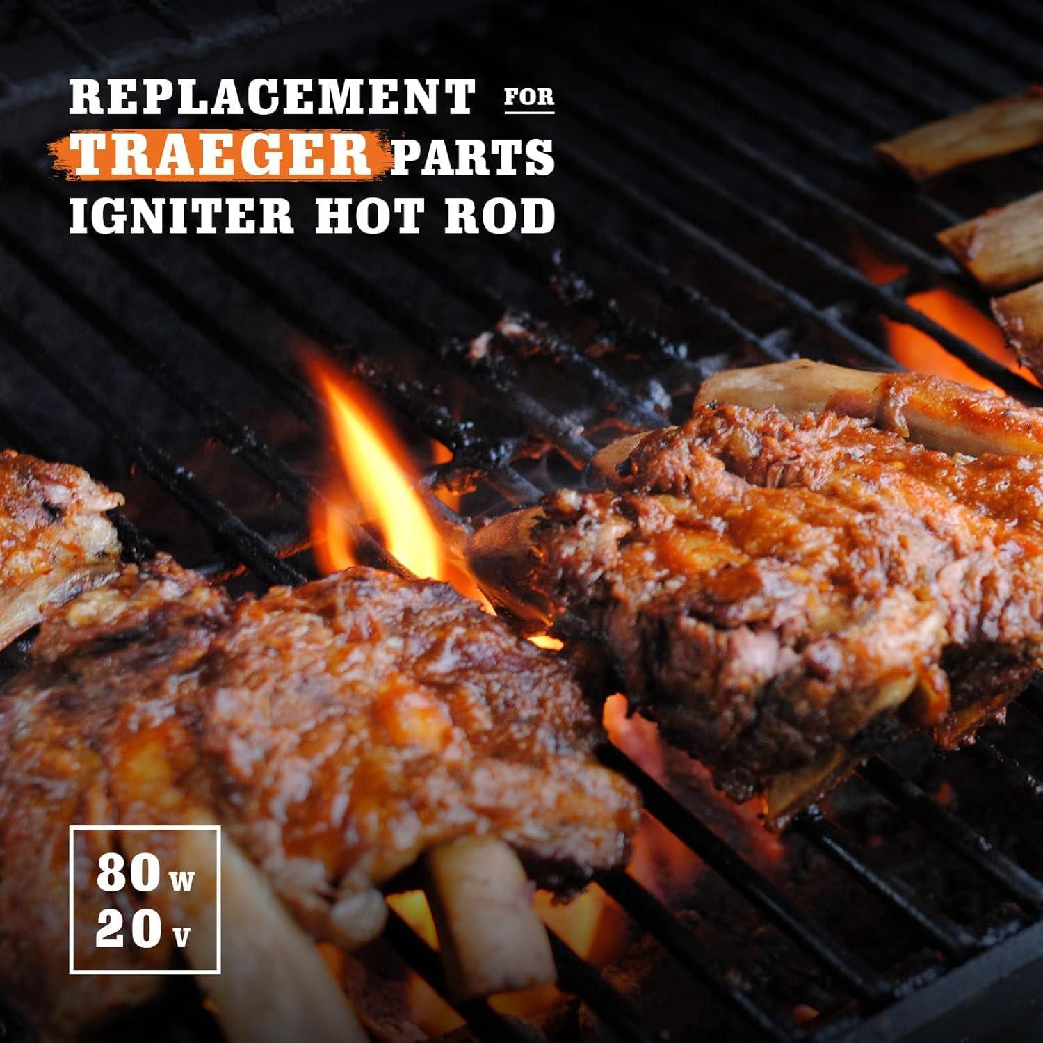 Kit de Reemplazo Encendedor D2 Hot Rod YAOAWE 80W 20V para Parrillas Traeger