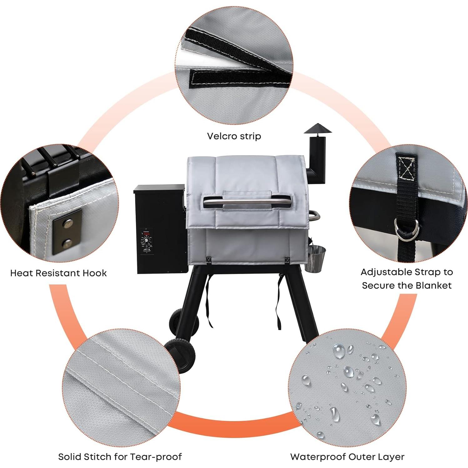 Manta de Aislamiento Stanbroil para Parrillas Traeger Pro 575