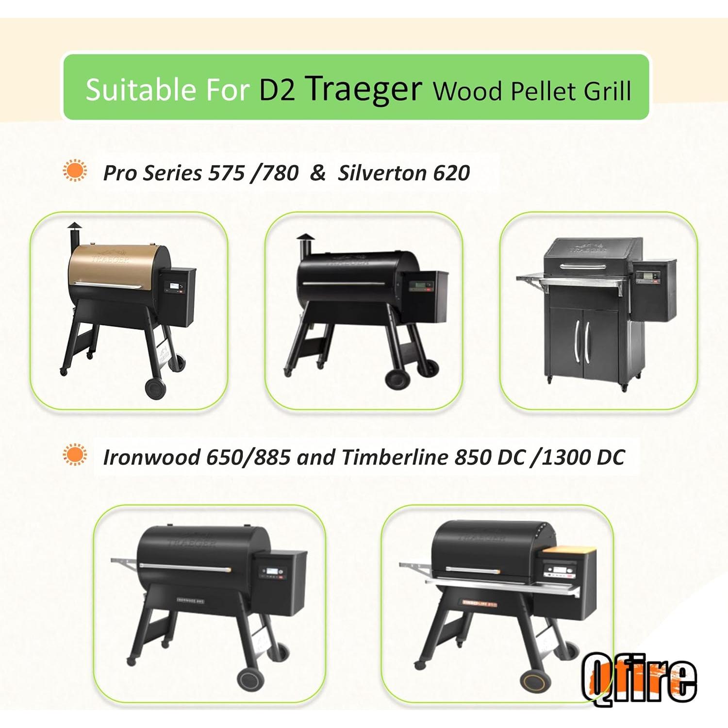 Repuesto Hot Rod y Firepot Traeger Pro 575/780 - Kit DC Combo