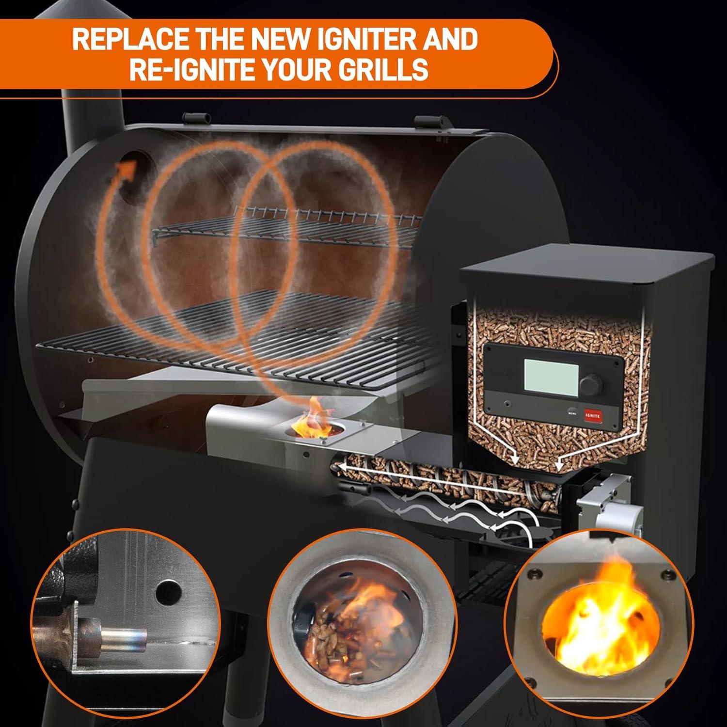 Reemplazo Encendedor Hot Rod Traeger D2 Pro 575/780, Ironwood 650/885