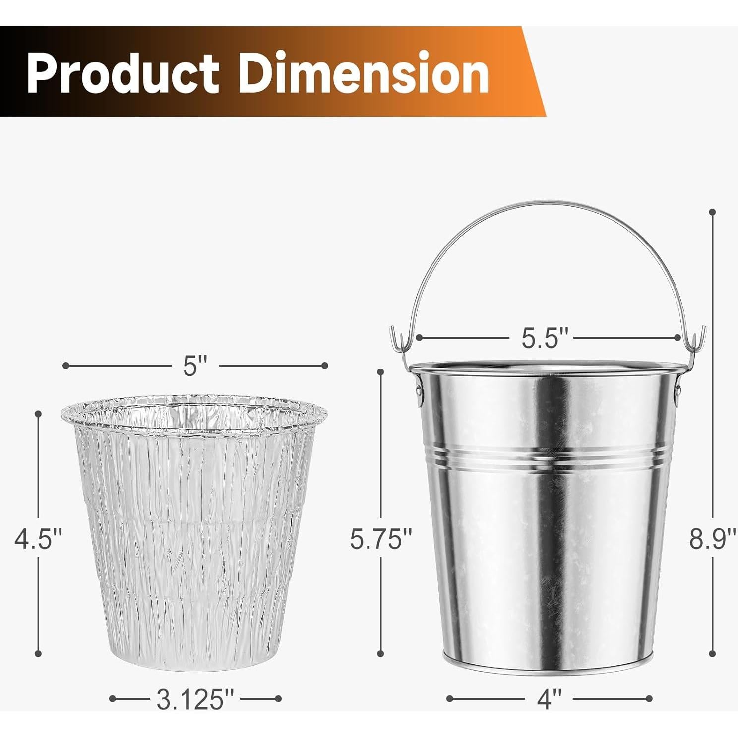 Cubo de Goteo y Forros SHINESTAR 16-Pack para Traeger