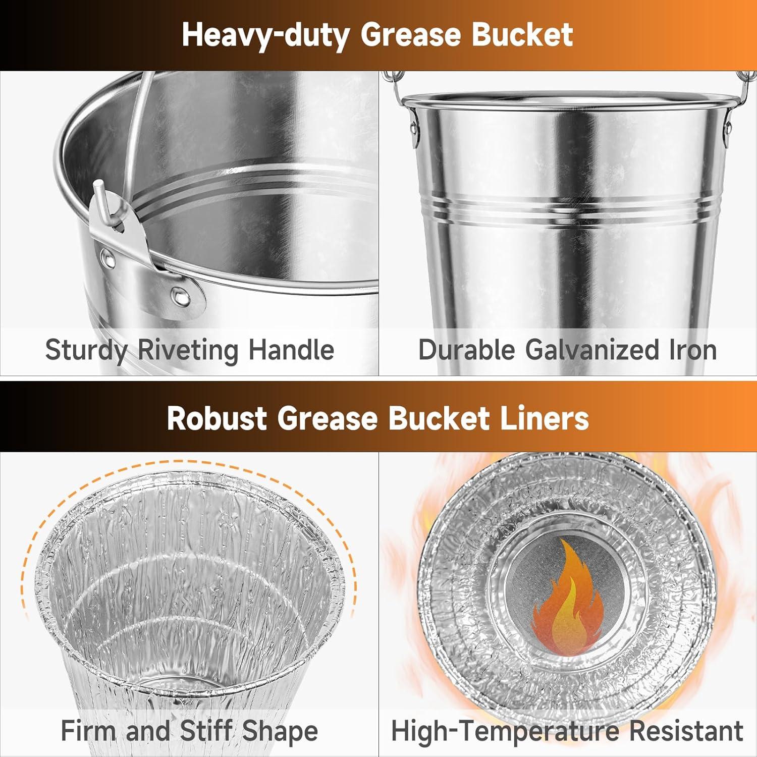 Cubo de Goteo y Forros SHINESTAR 16-Pack para Traeger