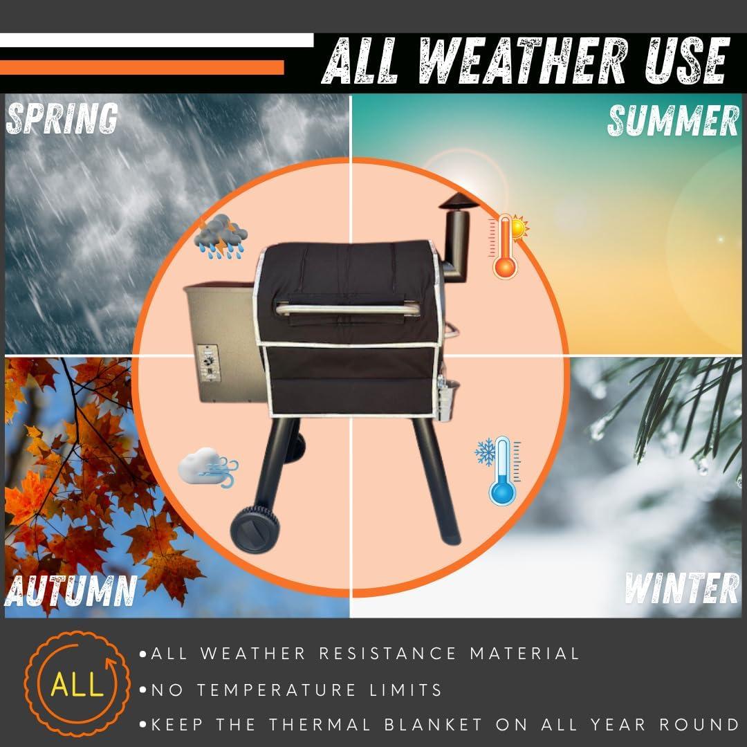 Manta Térmica Aislada Magnética Pellethead BAC626 para BBQ