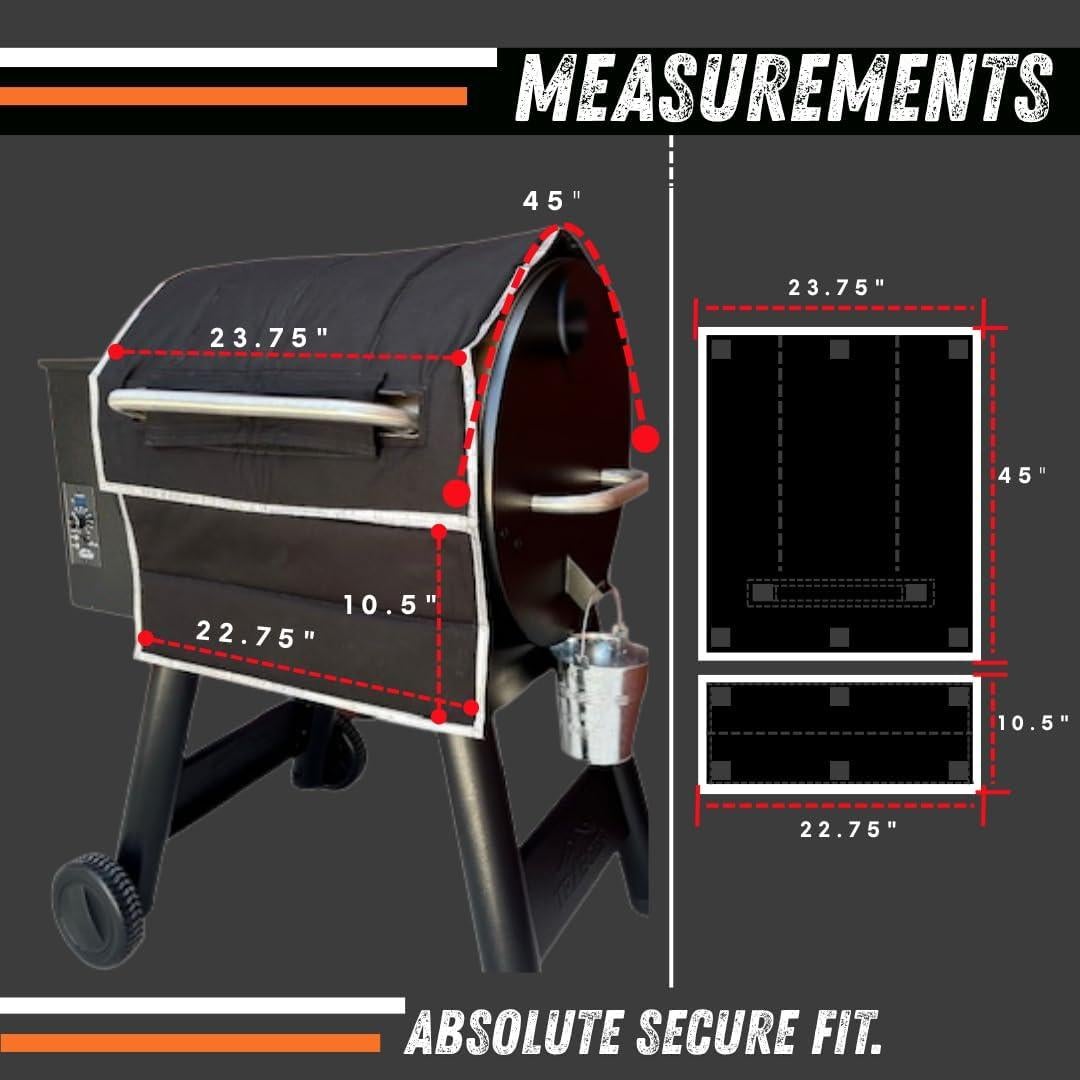 Manta Térmica Aislada Magnética Pellethead BAC626 para BBQ