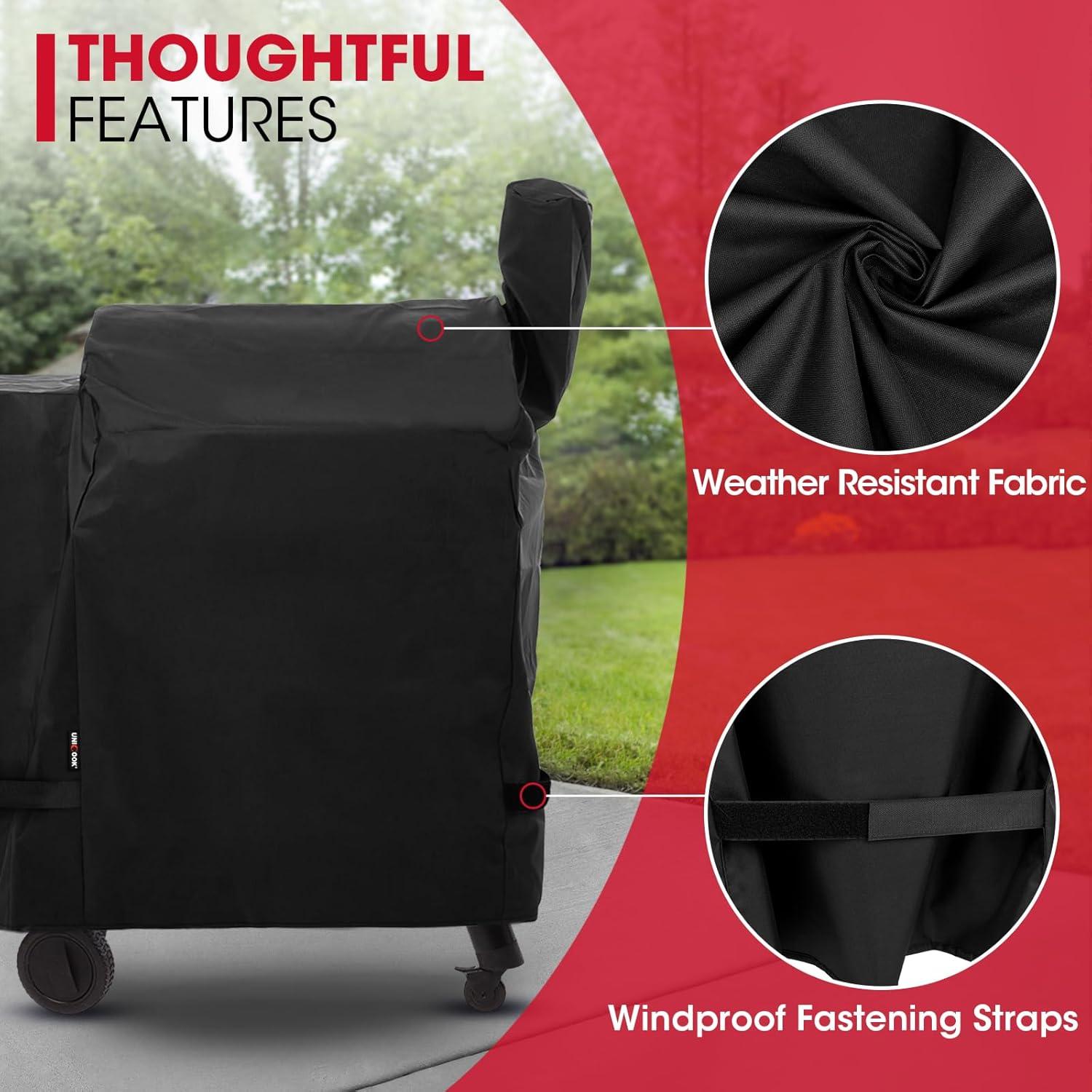 Cubierta de Parrilla de Pellet Unicook Pro 22 y 575 Resistente