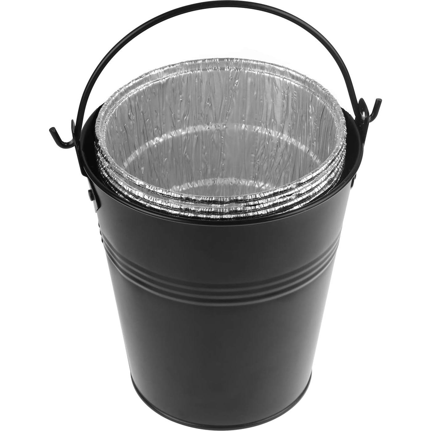 Paquete de 15 forros y cubo de grasa Firsgrill para BBQ