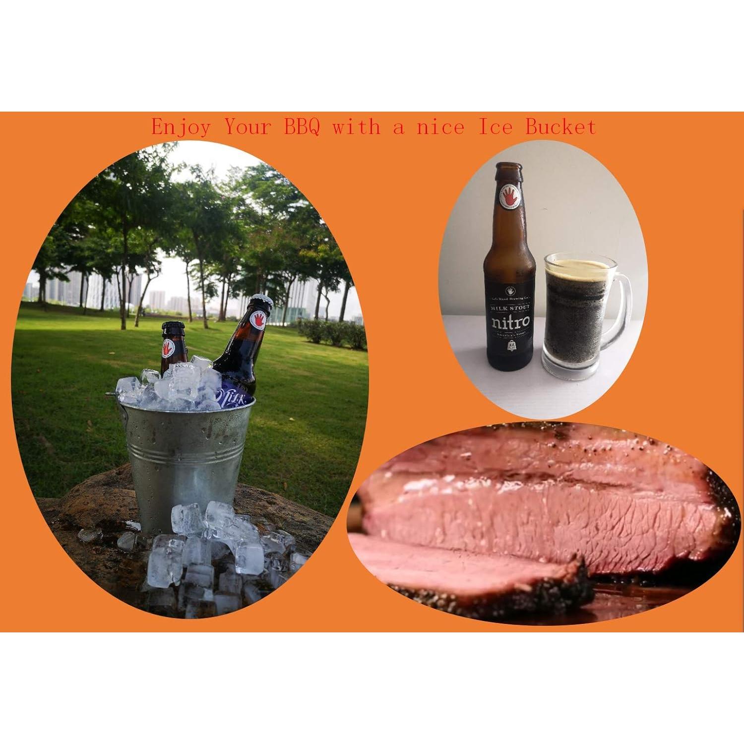 Paquete de 15 forros y cubo de grasa Firsgrill para BBQ