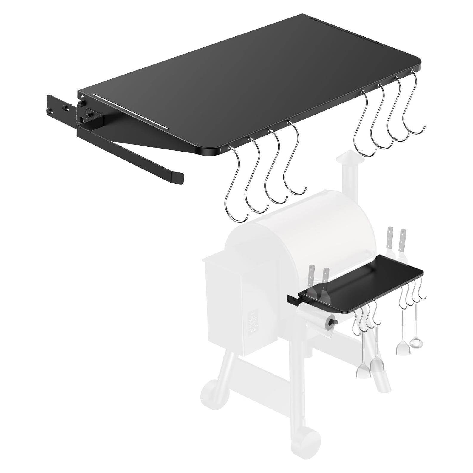 Estante Plegable Traeger BAC362 con Ganchos y Soporte