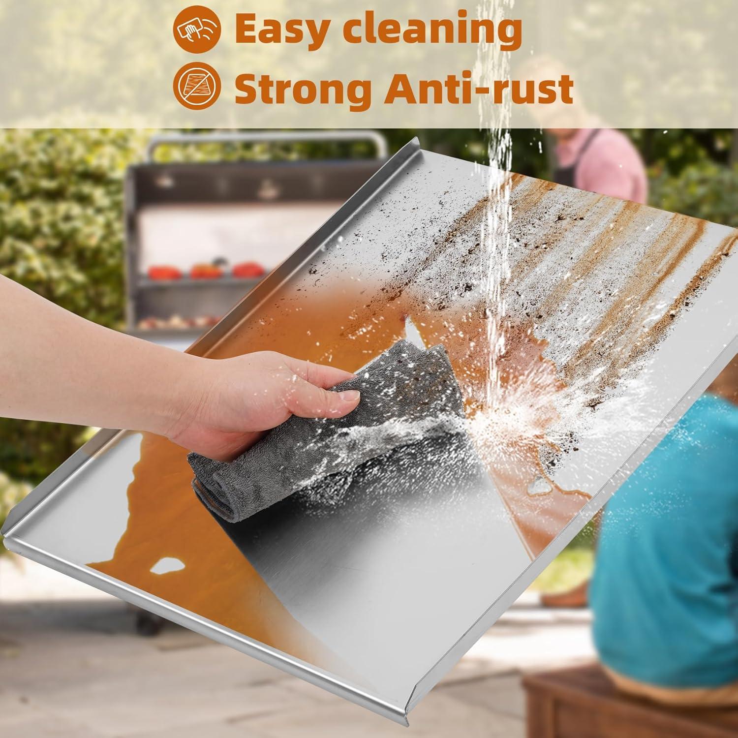 Bandeja de Goteo Acero Inoxidable 304 Traeger 52.71x39.69cm