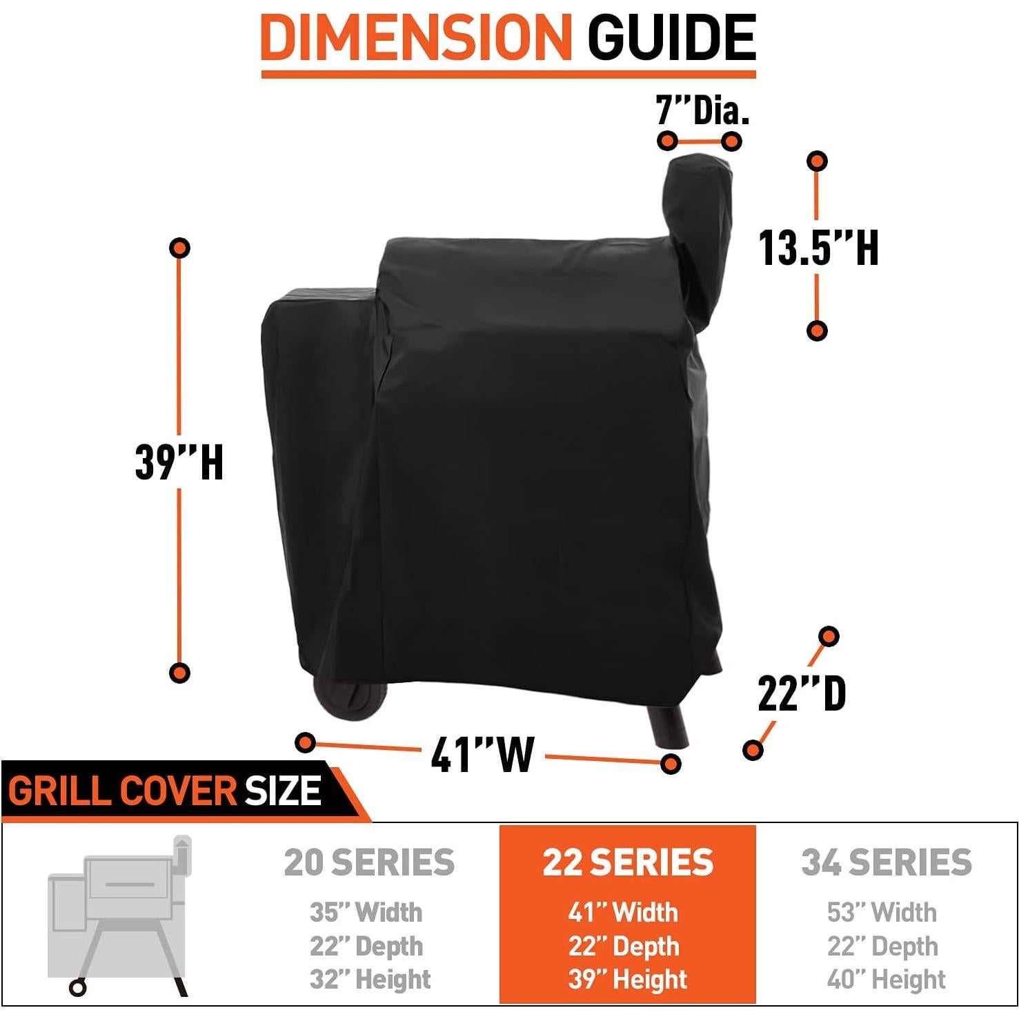 Cubierta para Parrilla de Pellet Arcedo Serie 22 - Impermeable