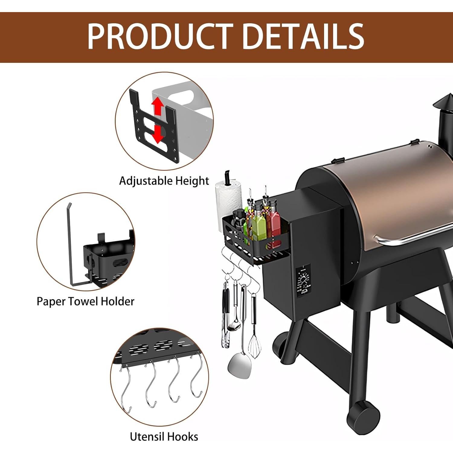 Contenedor de Almacenamiento para Parrillas Traeger BBQtopia