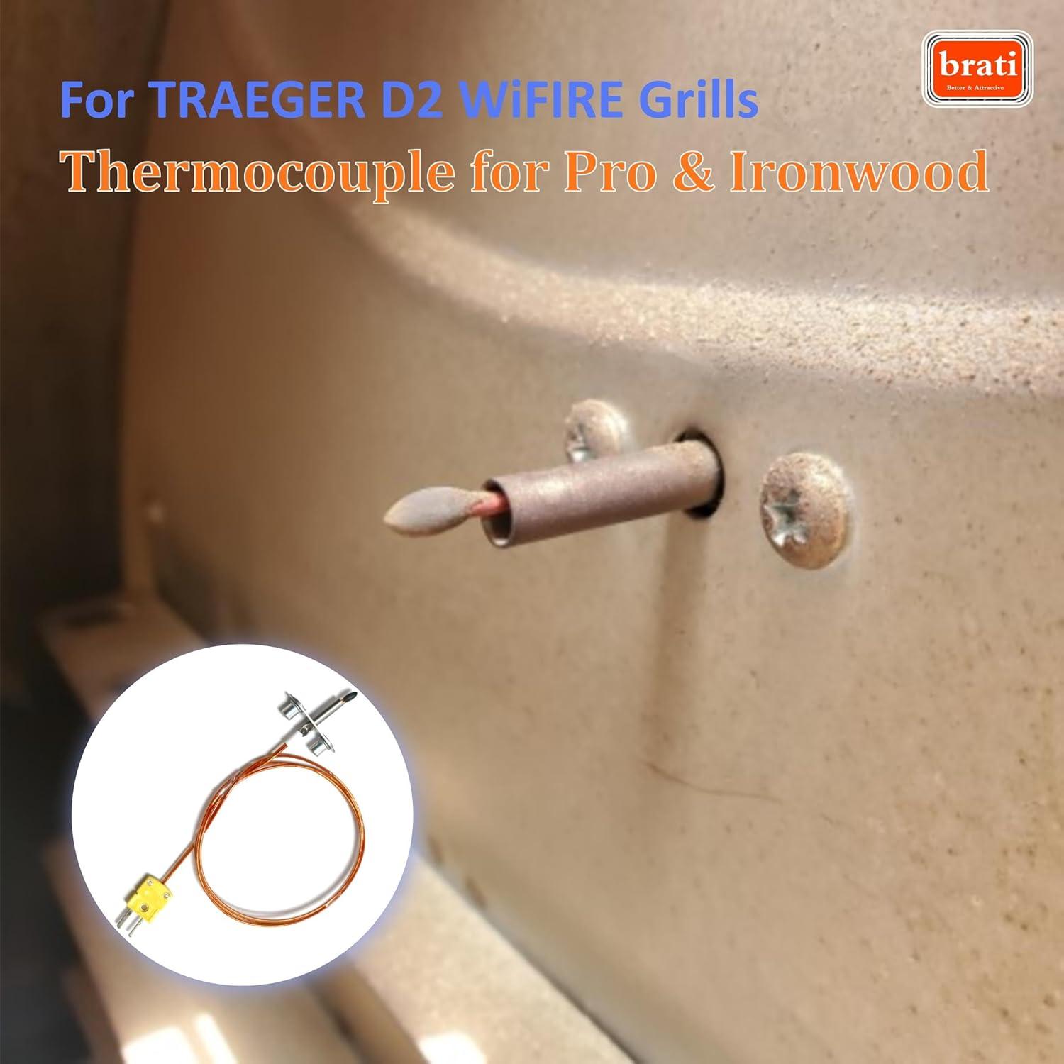 Sonda Termopar Traeger KIT0422 para Parrillas D2 Pro e Ironwood