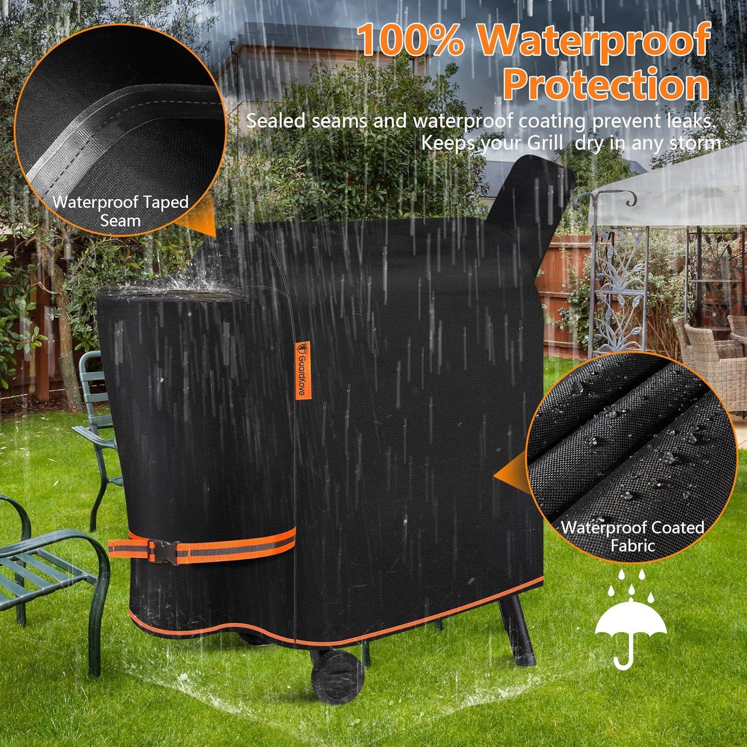 Cubierta para Parrilla GuardKove 1000D Impermeable Traeger Pro 22